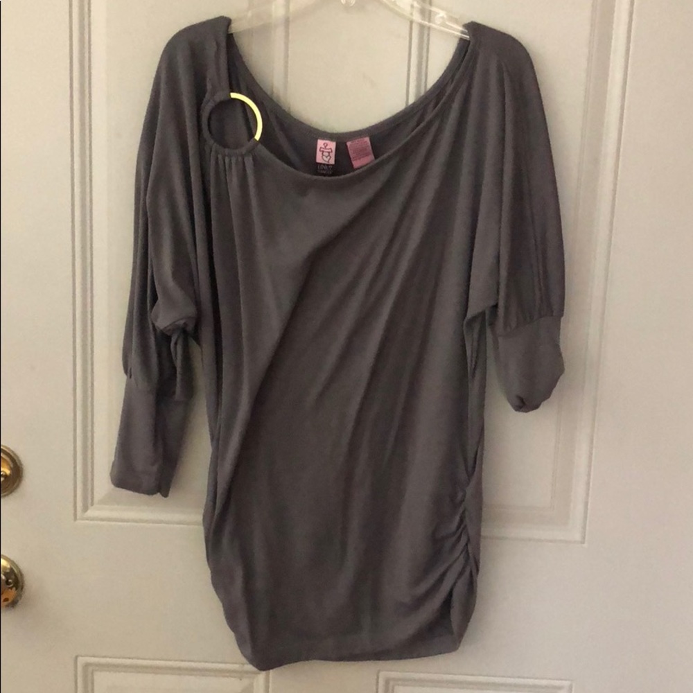 Grey Dress Top